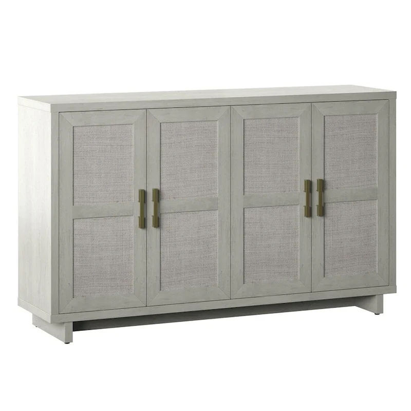 Coastal Sideboard with Linen Inspired Accents