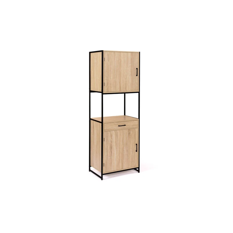Meuble de cuisine / Vaisselier Memphis 2 niveaux 60x170cm