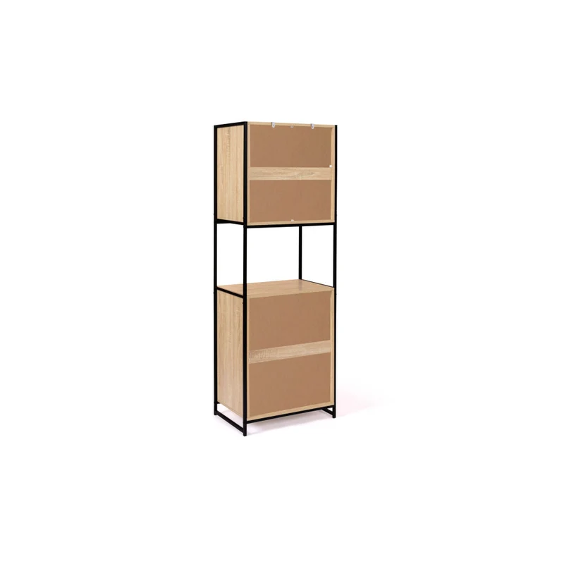 Meuble de cuisine / Vaisselier Memphis 2 niveaux 60x170cm