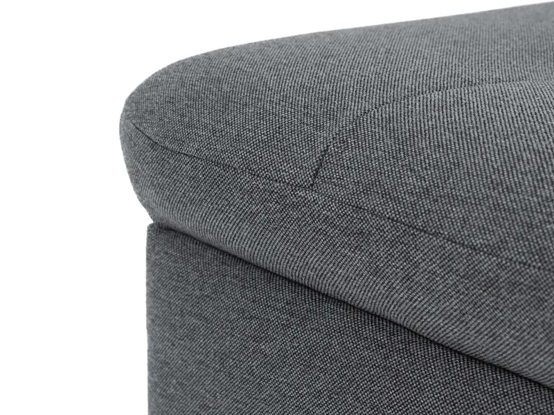 Tabouret Niko Grand Tabouret rembourré, Banc de pied Pouf Couleur au choix (Matana 17)