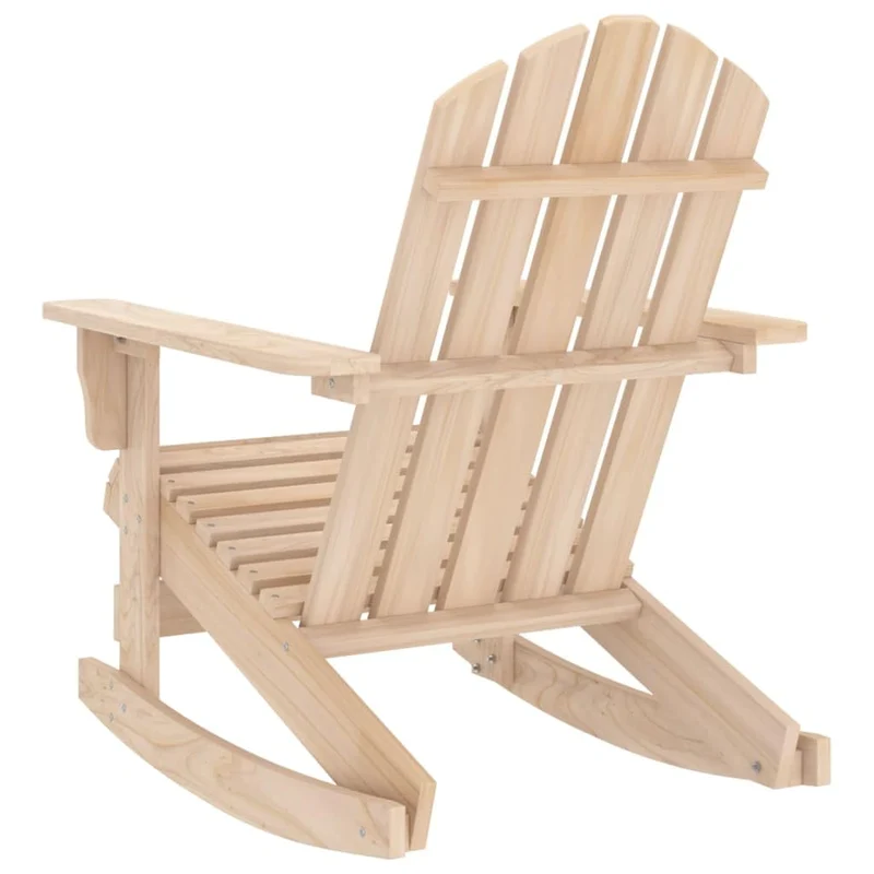 vidaXL Chaise à Bascule de Jardin Adirondack Bois de Sapin Massif
