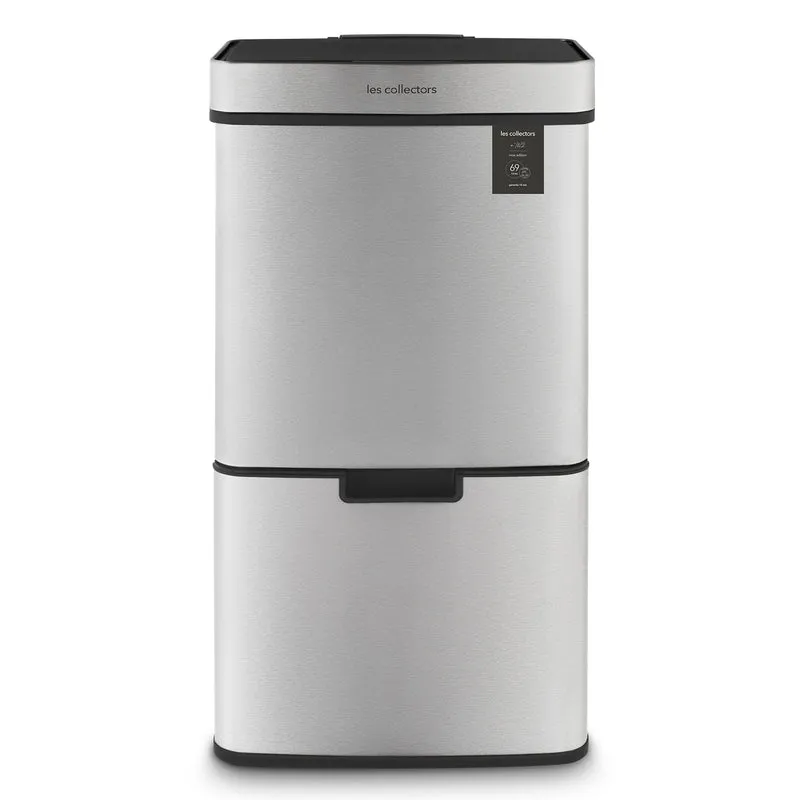 Poubelle de tri 47+11+11L