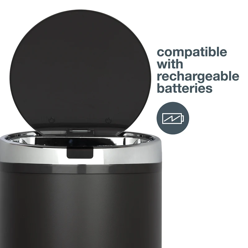 Poubelle automatique 42L - édition gris foncé