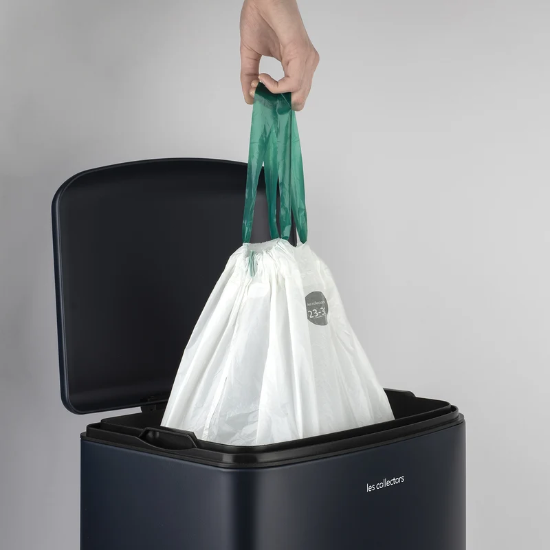Poubelle pédale 40L - édition bleu profond