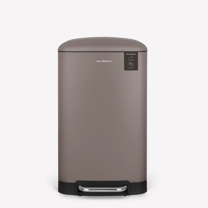 Poubelle à pédale 30L - taupe