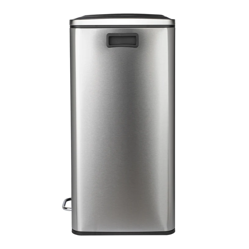 Poubelle de tri 3 x 18L - inox