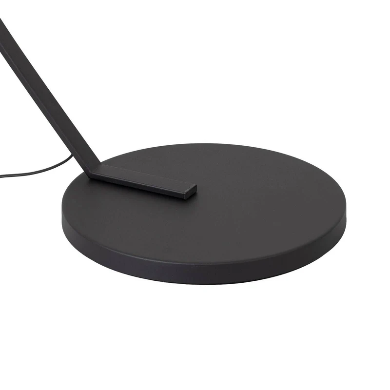 Lindby Lampadaire Emilienne (Moderne) en Noir Métal e. a. pour Salon & Salle à manger (1 lampe,à E27), arqué lampadaire arc lampe sur pied de salon