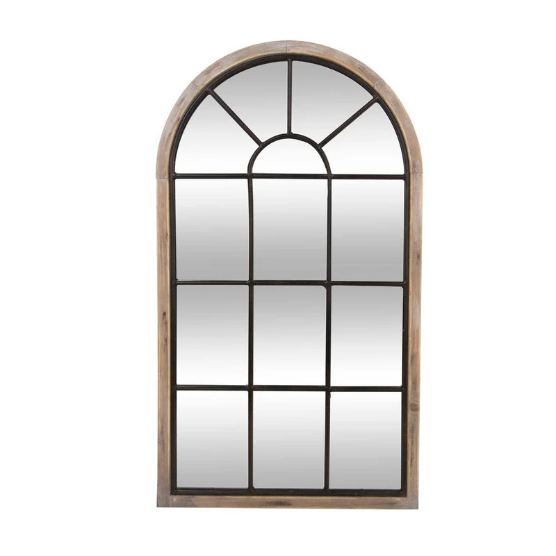 Atmosphera - Miroir Zoé - métal et Bois 60x107 cm