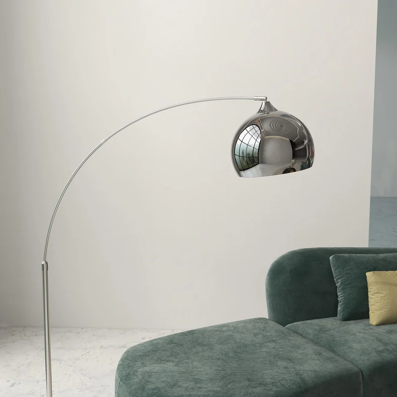 HOMCOM Lampadaire sur Pied Marbre 40W E27 Longueur 110-115 cm Noir Gris