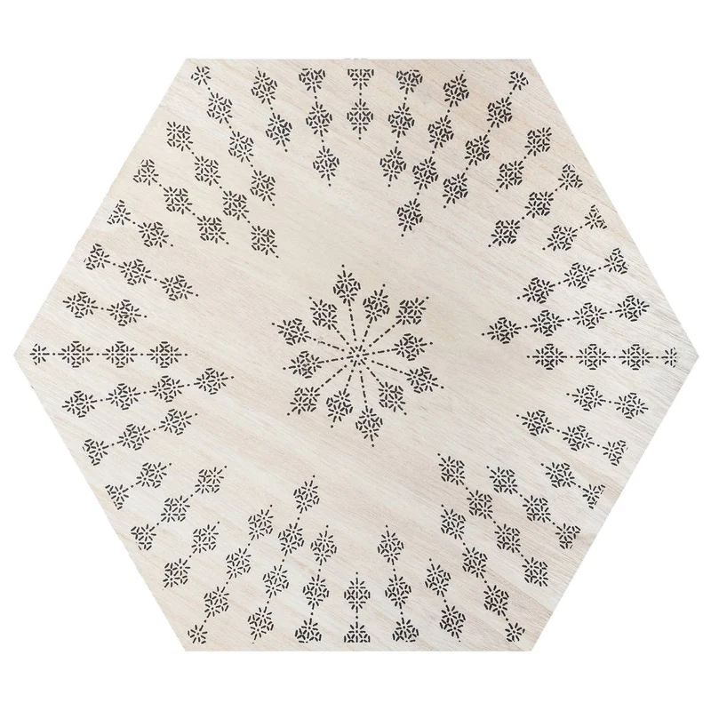 Atmosphera - Table d'appoint Kumi octogonale - métal et Bois