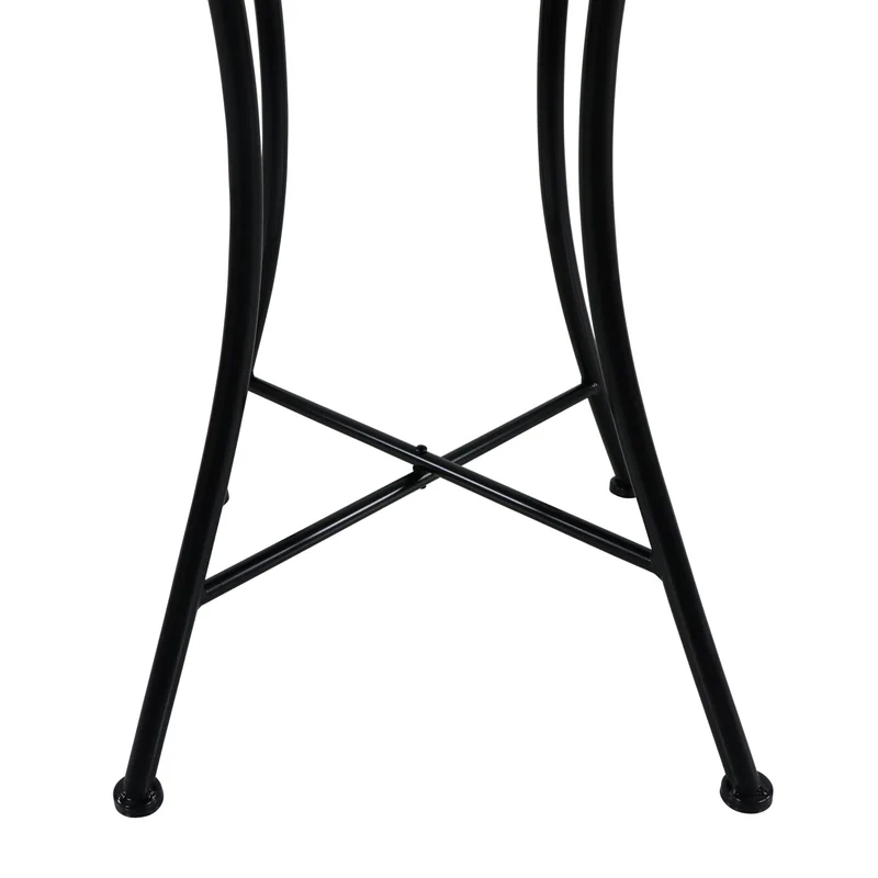 AXI Camilla Table De Bistrot Bleu - Mosaïque | Petite Table Basse, Design Carré, Carreaux en Céramique | Balcon, Terrasse Ou Balcon - Charge Max : 40 Kg / 60 X 60 X 75 Cm
