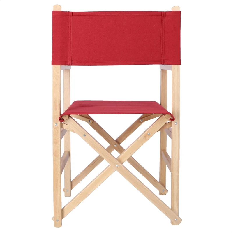 Aranaz Fauteuil Droit Pliant, Bois, Bordeaux 887, 51 x 46 x 86 cm
