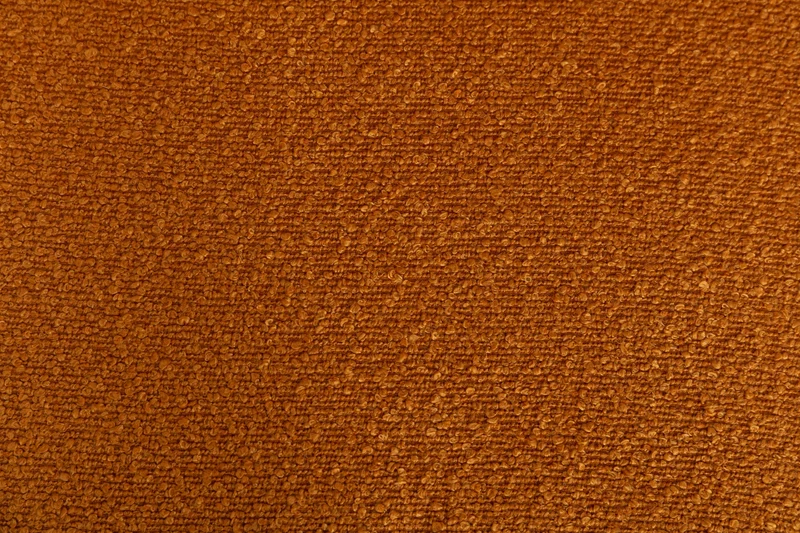Chaise de salle à manger de luxe en velours avec fonction pivotante et pieds en métal Orange