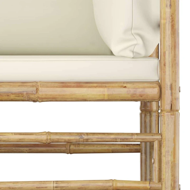 Meubles de balcon, banc de jardin en rotin, canapé de jardin 2 places, banc de balcon en bambou, canapé de jardin extérieur, ensemble de meubles de jardin, meubles de salon, canapé de balcon