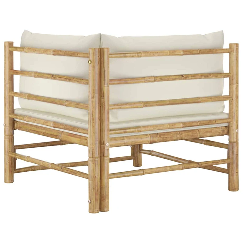 Meubles de balcon, banc de jardin en rotin, canapé de jardin 2 places, banc de balcon en bambou, canapé de jardin extérieur, ensemble de meubles de jardin, meubles de salon, canapé de balcon