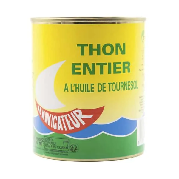 Thon entier à l’huile végétale 4/4 - NAVIGATEUR