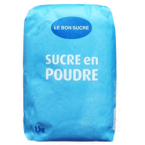 Sucre en poudre - 1kg - Le bon sucre