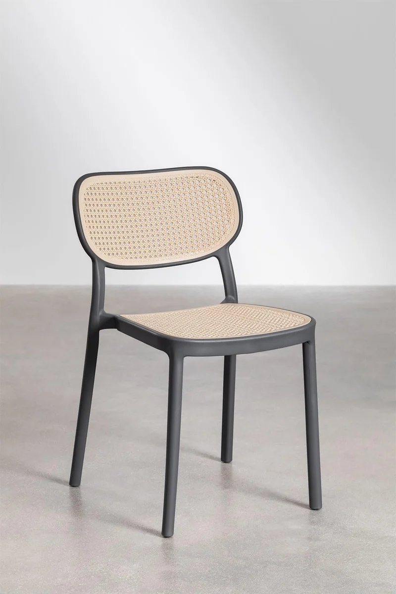 SKLUM Lot de 2 chaises de Salle à Manger empilables Omara -