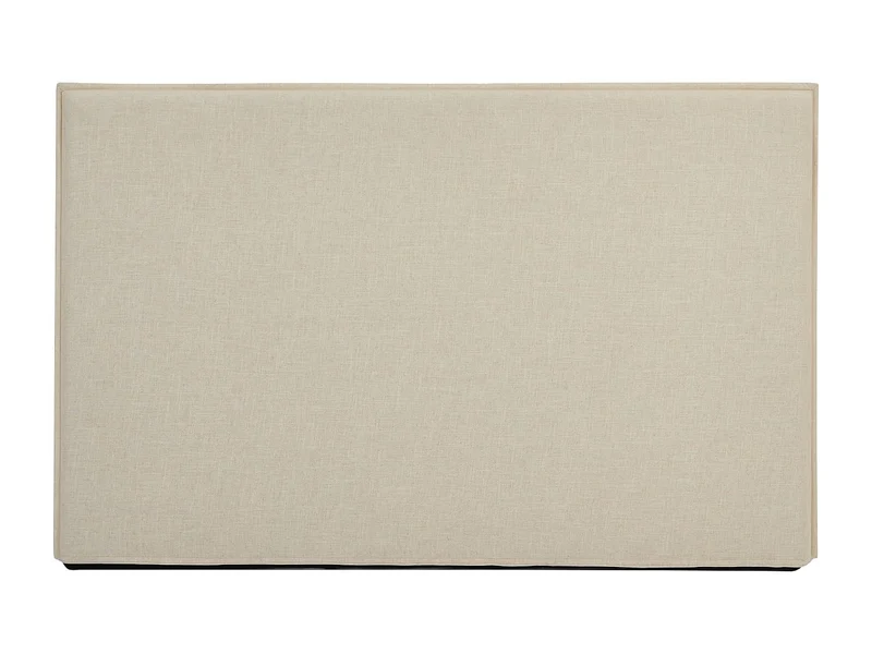 Vente-unique - Tête de lit déhoussable 150 cm - Coton et Lin - Beige - TAHIME