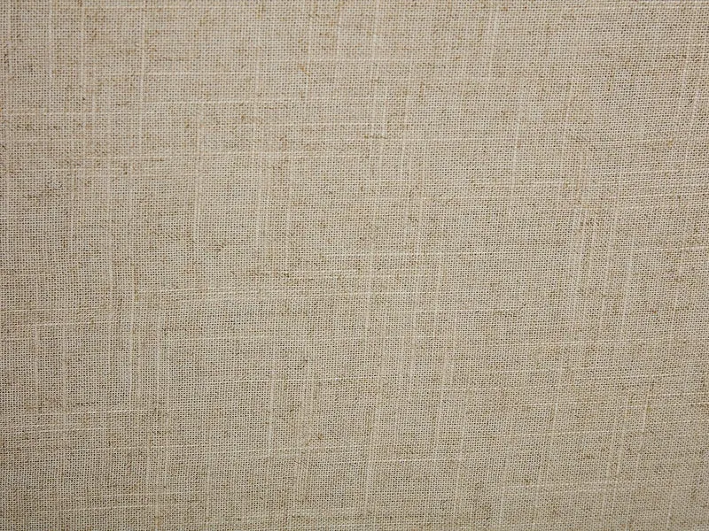 Vente-unique - Tête de lit déhoussable 150 cm - Coton et Lin - Beige - TAHIME