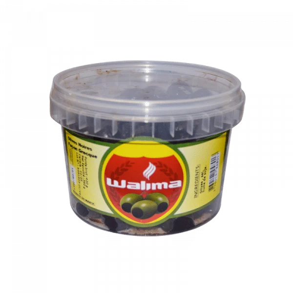 Olives noires façon grecque - Pot 410g