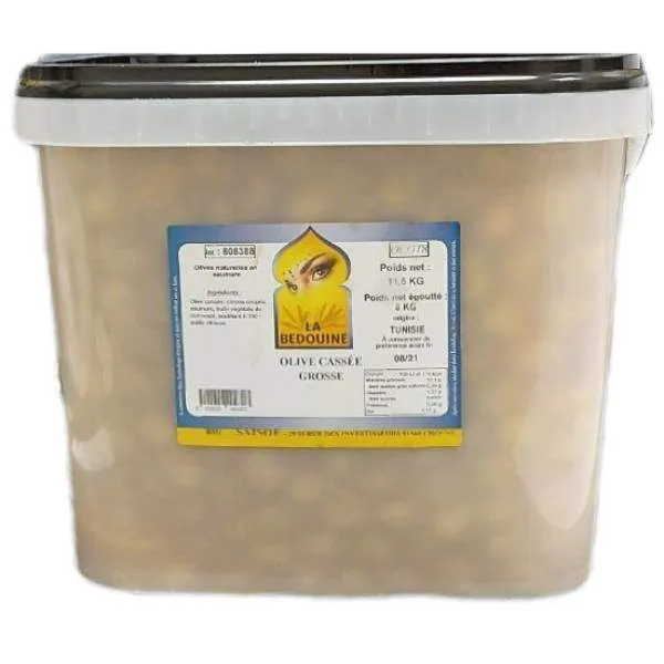 Olives Grosses Cassées - 8 Kg