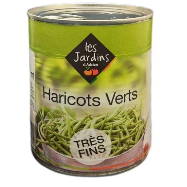 Haricots verts très fins boîte 4/4