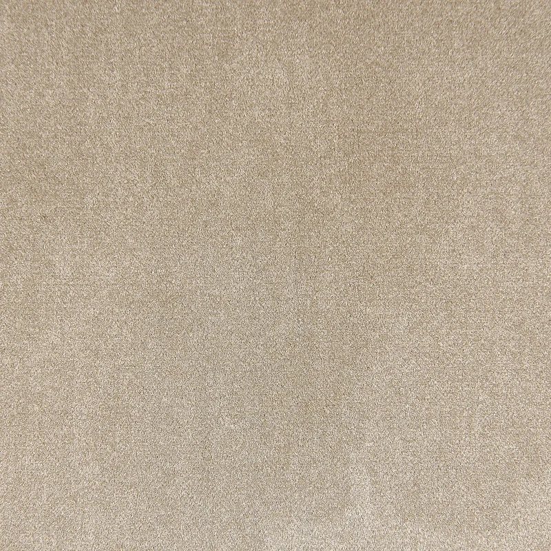 Beliani Fauteuil en Velours Taupe et Métal Forme Ronde Rembourré en Mousse Style Elégant Langa