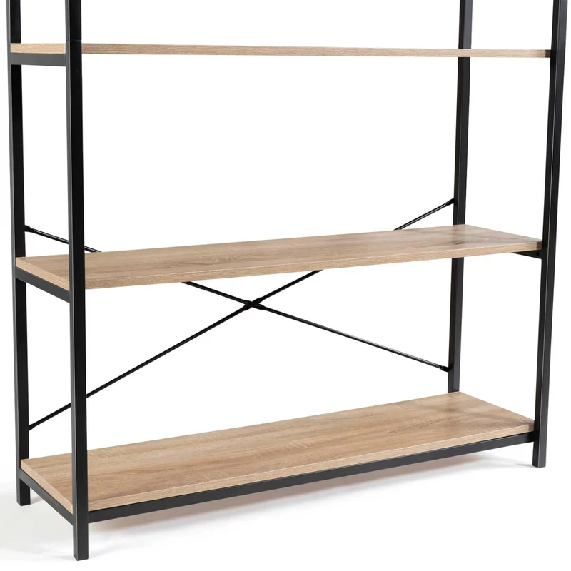 IDMarket - Etagère XL 5 Niveaux Detroit Design Industriel 170 cm