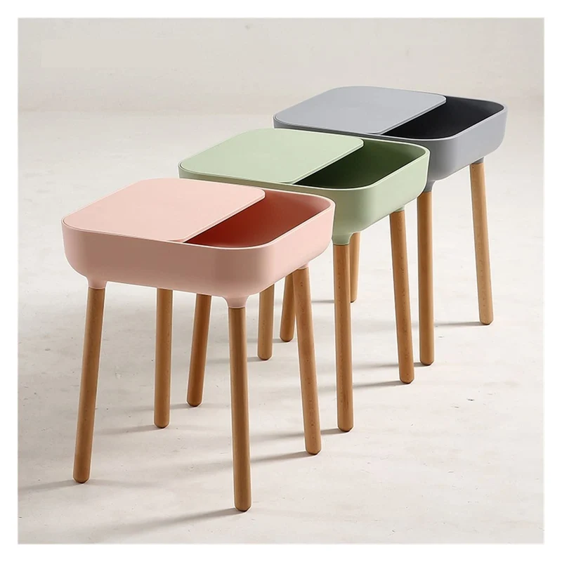 Table basse, table d'appoint de salon, table de canapé, table basse à combinaison simple de table basse carrée petit appartement nordique maison salon table basse table cocktail (couleur : jaune,