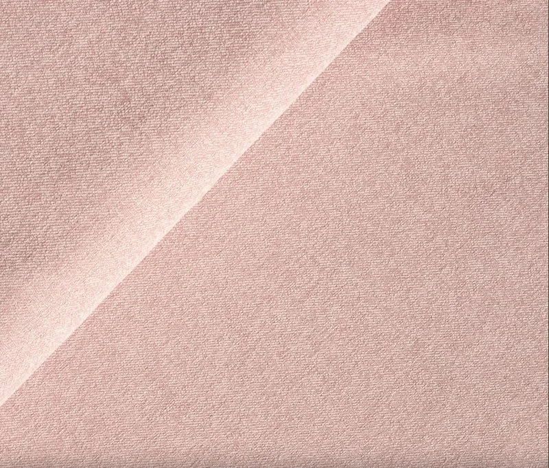 FARO MINI - Canapé d'angle avec fonction couchage et espace de rangement - Canapé-lit compact avec mousse froide HR et suspension ondulée - Facile à monter - Tissu Faro moderne - 224 x 140 cm (rose
