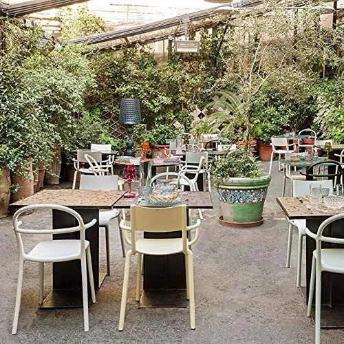 Kartell Generic A, Set de 2 Chaises, Noir, 52,5 x 52 x H 79 cm