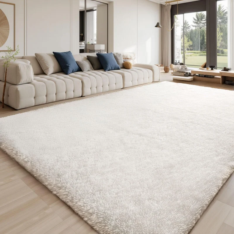 Sour Lemon Tapis de Salon, à Poils Longs, Tapis Chambre Gris, 200 x 300 cm, antidérapant, Extra Large, Moelleux et Moderne, pour Chambre à Coucher, Chambre d'enfant