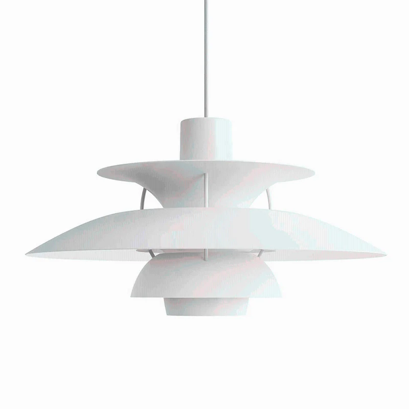 UIOPPOI Lampe Suspendue PH5 avec Douille Compatible E27 pour éclairage Moderne, Lustre en Aluminium de Style Nordique pour la décoration de la Maison et du Restaurant