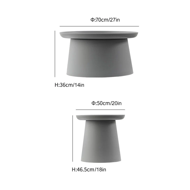 GQMYCDM Table D'appoint Ronde, Bouts de Canapé de Salon, Bout de Canape, pour Salon/Chambre/Balcon/Bureau/Intérieur/Extérieur (Color : Pink, Size : 20in/50cm)