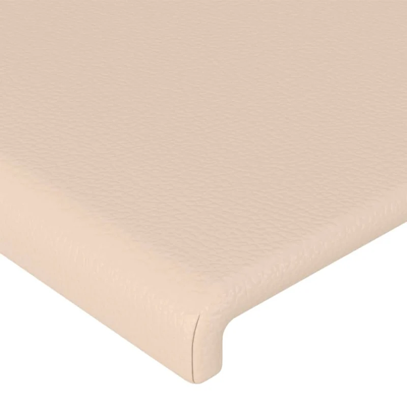 WIFESE Tête de Lit Similicuir 4 pcs Meuble de Chambre à Coucher Excellent Soutien du Dos Décoration Intérieure Design Contemporain Cappuccino 80x5x78/88 cm