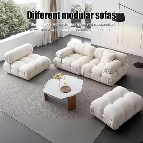 Canapé modulaire en L pour grand salon, design moderne, configurations polyvalentes pour espaces spacieux