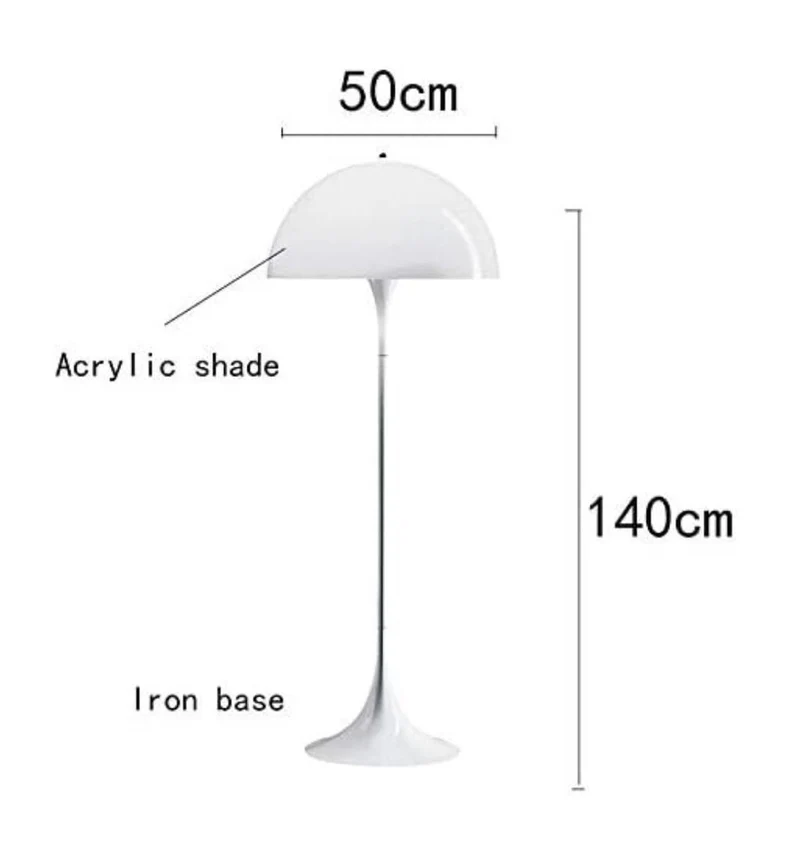 MOBAAK Lampadaire sur Pied Salon Champignon Lampadaires Lampes sur Pied pour Salon Moderne Lampadaire Chambre Stand Lumière Art Déco Lampes Lampe sur Pied