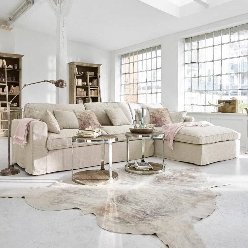 Loberon Canapé Seaford, Beige