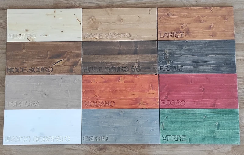 TOTAL WOOD 2012 Banc en Bois de Sapin, modèle Margherita, Banc pour intérieur et extérieur, différentes Tailles