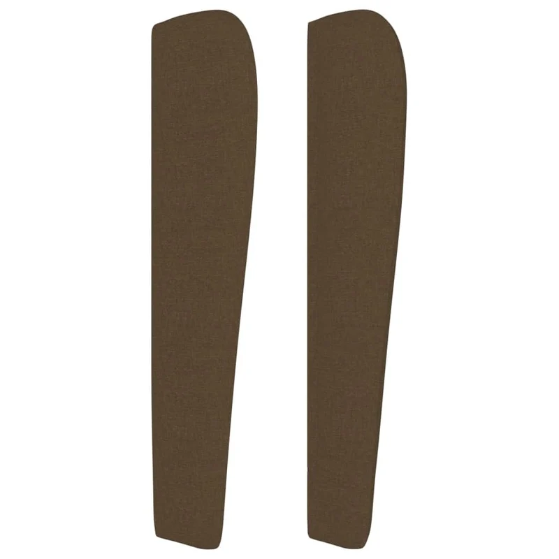 Foknhdi Tête de lit marron foncé avec oreilles 183 x 118 cm réglable en hauteur - Tissu mélèze - Rembourrée - Moderne - Pour chambre à coucher ou lit à sommier tapissier