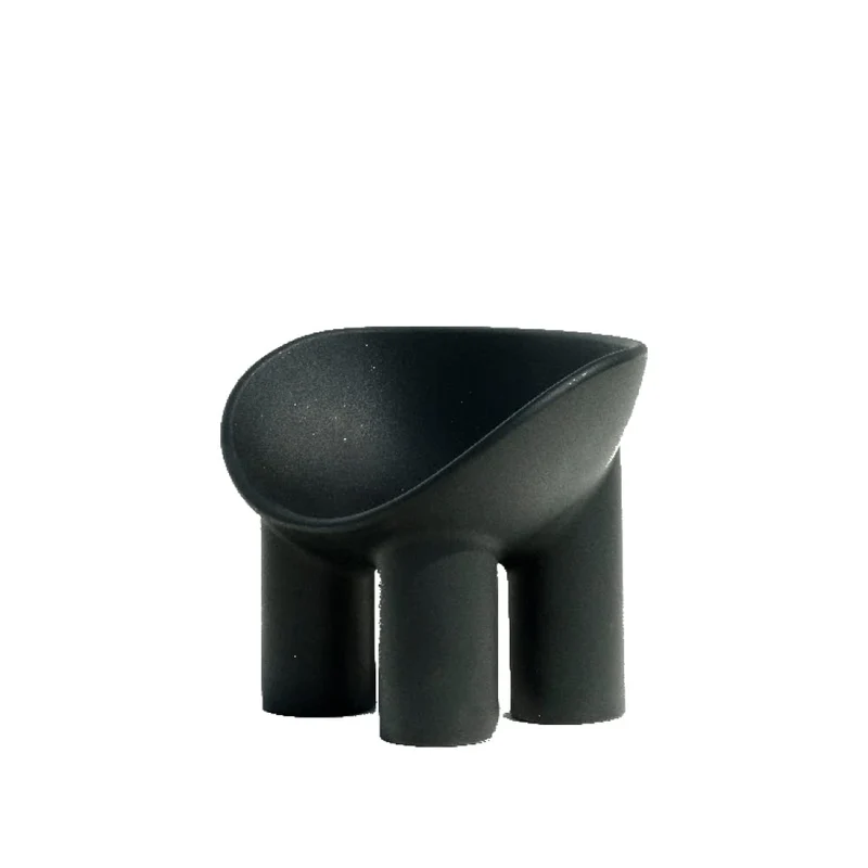 driade Roly Poly Fauteuils, Polypropylène, Charbon, Media
