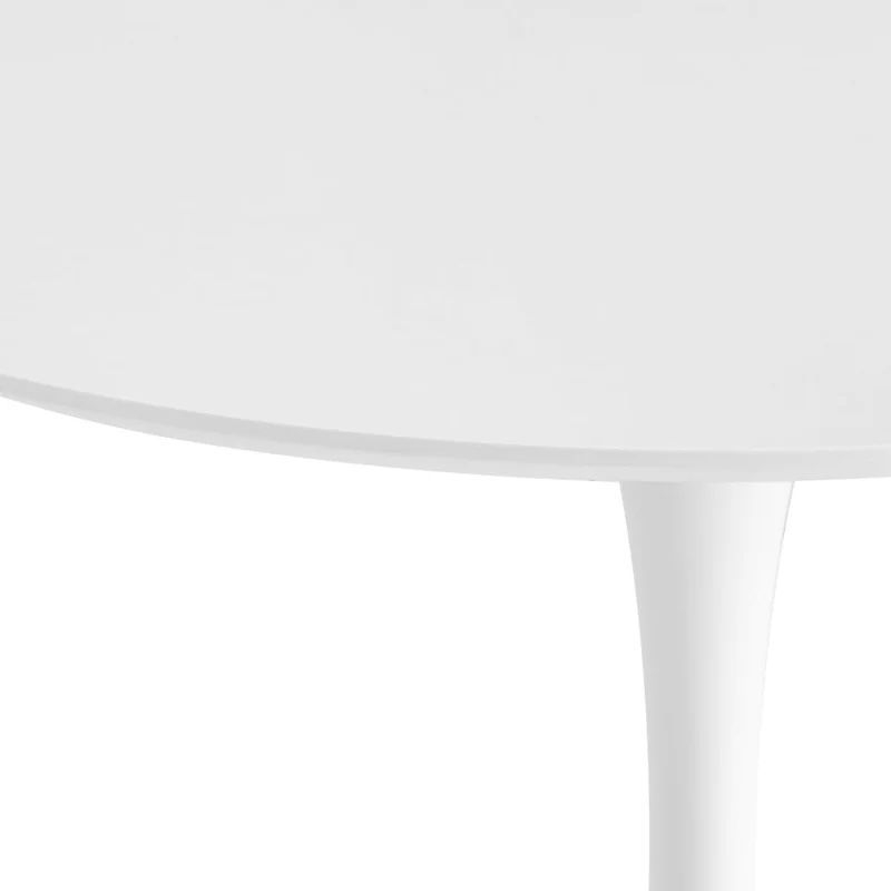 Ventemeublesonline Table Ronde Ibiza White Ø90 CM