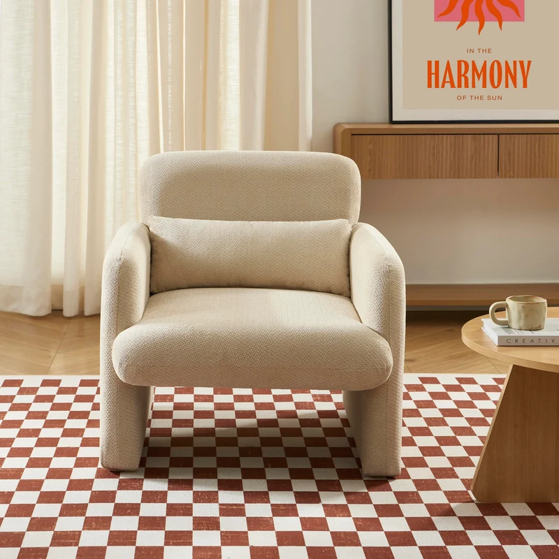BAÏTA Fauteuil OMA Tissu (Beige)