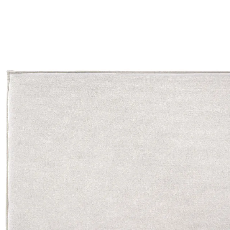 Lit Double en Tissu Beige 160 x 200 cm Confortable et Elégant pour Chambre au Style Moderne ou Scandinave Beliani