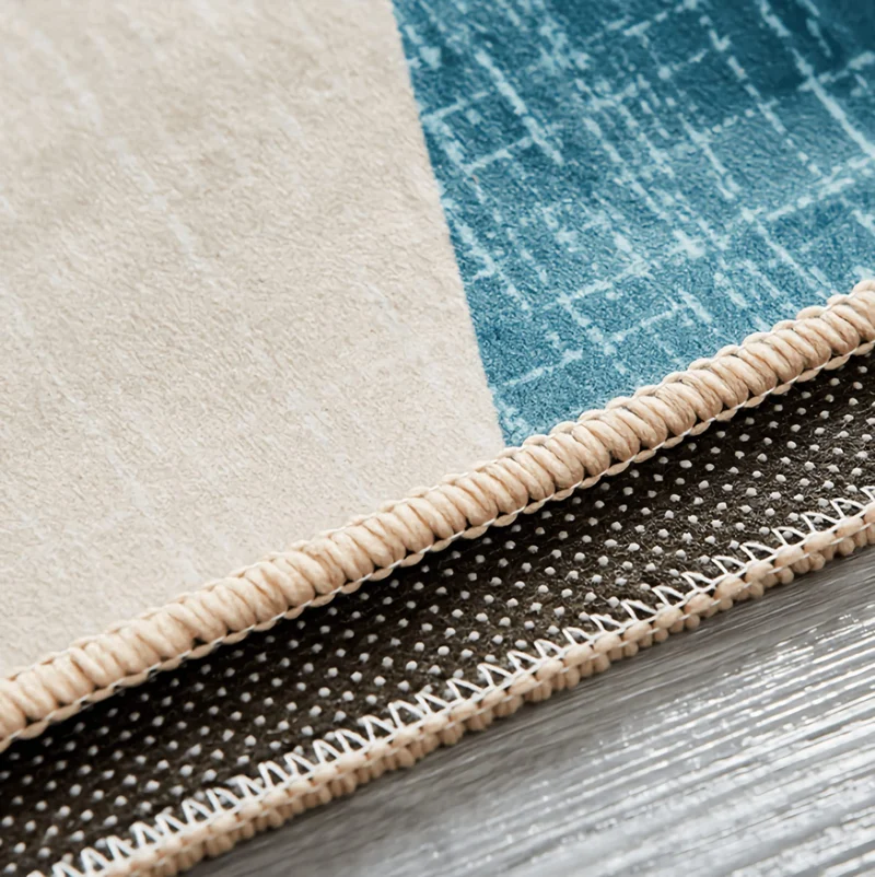 Tzvpsu Tapis déco Maison Decoration Table Basse Conception de Damier géométrique Rouge Blanc Deco Maison Moderne 160x200cm