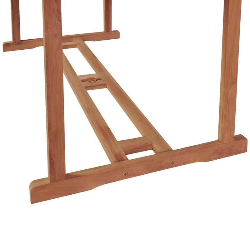vidaXL Teck Table à Manger Rectangulaire d'Extérieur Jardin 180x90x75cm Meuble