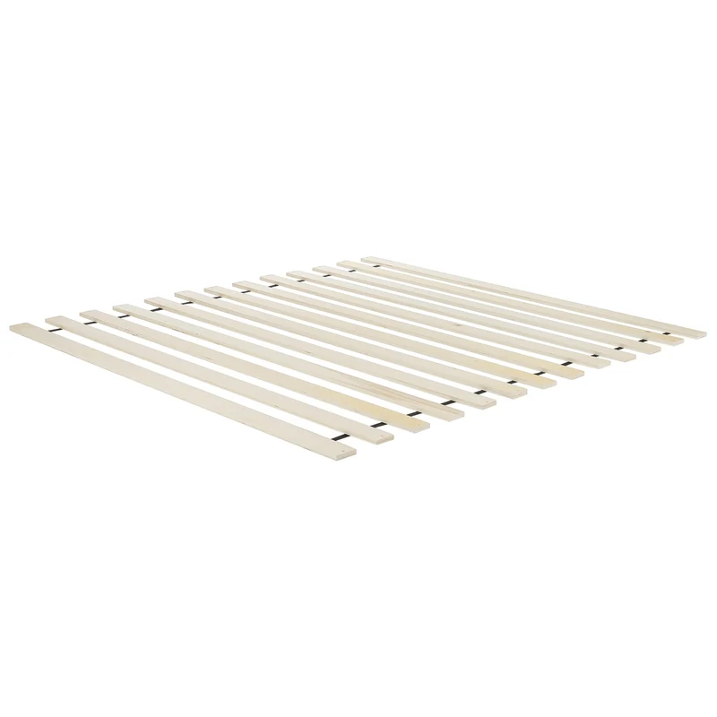 Beliani Lit à Baldaquin Minimaliste en Bois 160 x 200 cm Meuble de Chambre Marron Foncé Herliere