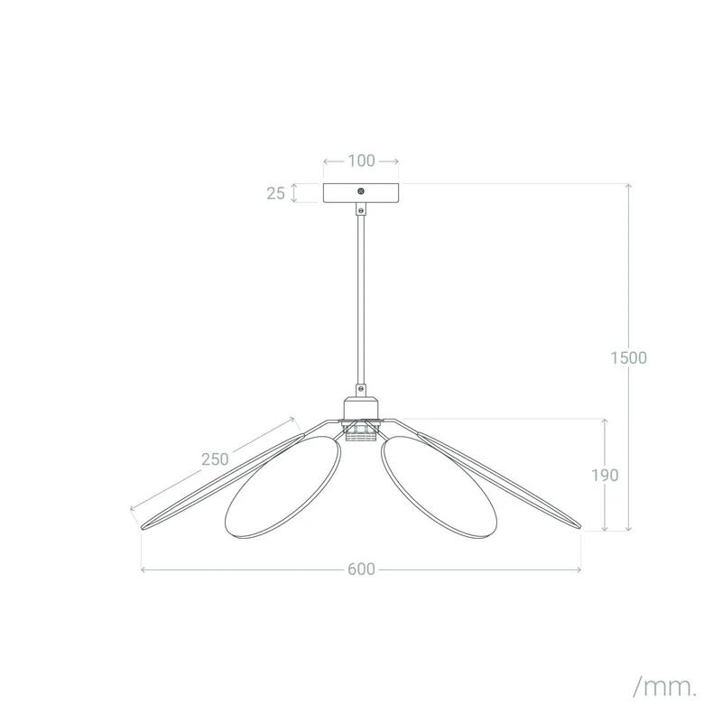 LEDKIA LIGHTING Suspension Rotin Noir tressé E27