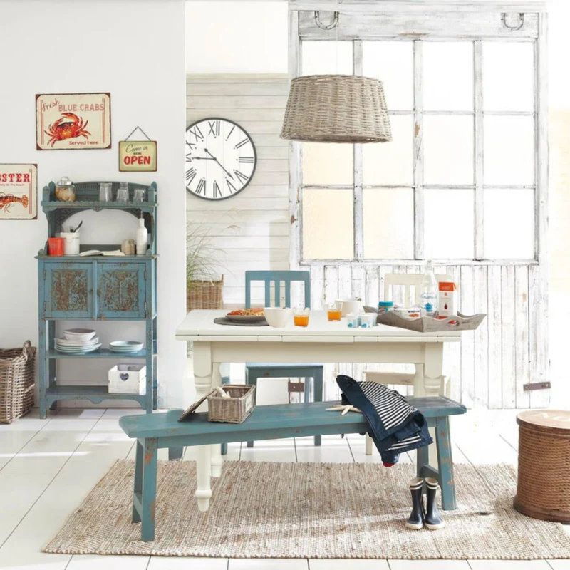 Biscottini Table Salle a Manger Extensible 120x80x80 cm Made in Italy| Table Cuisine | Table a Manger Extensible | Table Extensible Style Country